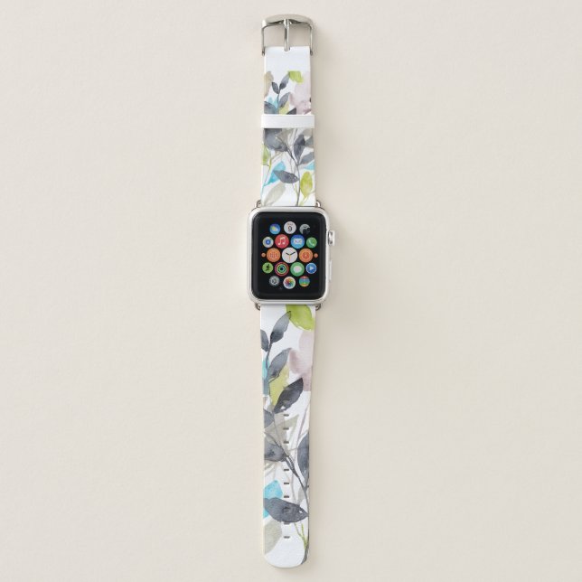 Flowers in the Mix Apple Watch Band (Front)