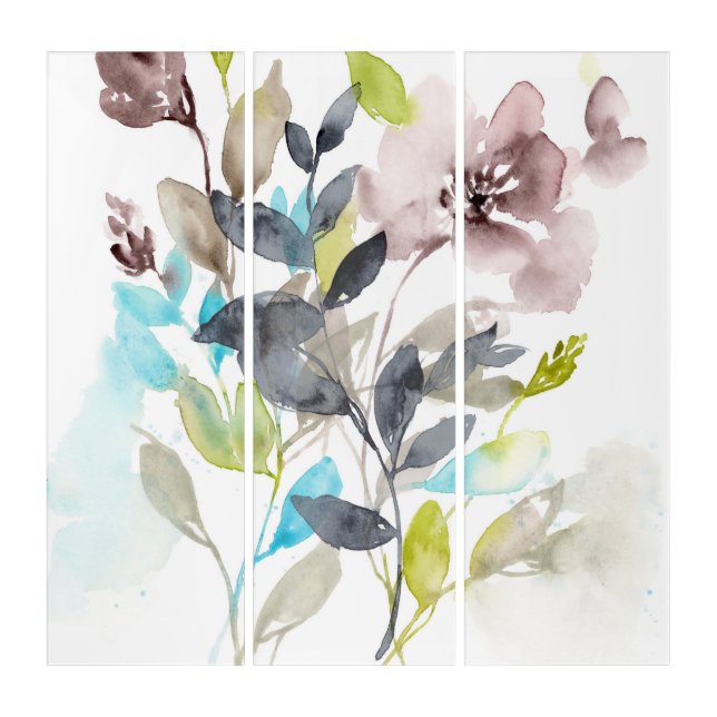 Flowers in the Mix Triptych (Front)
