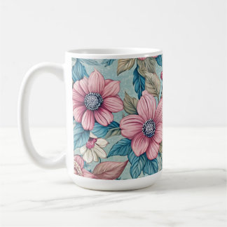Flowers in the Morning Collection Design Coffee Mug