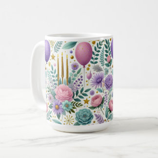 Flowers in the Morning Collection Design Coffee Mug