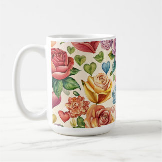 Flowers in the Morning Collection Design Coffee Mug