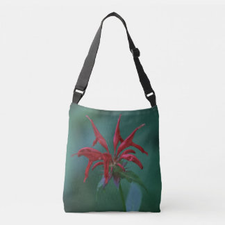 Flowers in the Mountains double sided Crossbody Bag