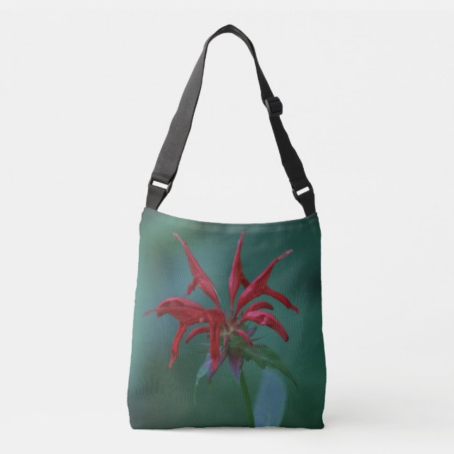 Flowers in the Mountains double sided  Crossbody Bag (Front)