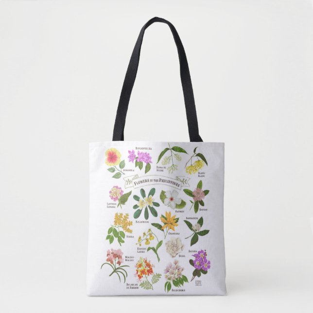 Flowers in the Philippines Tote Bag (Front)