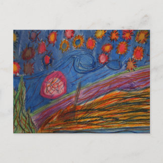Flowers in the Sky Postcard