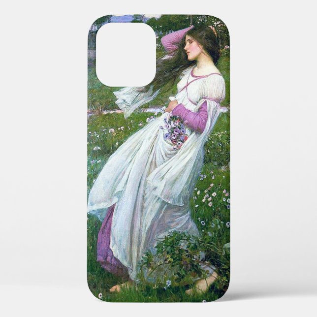 Flowers in the Wind, John William Waterhouse Case-Mate iPhone Case (Back)
