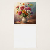 Flowers in vase (Front & Back)