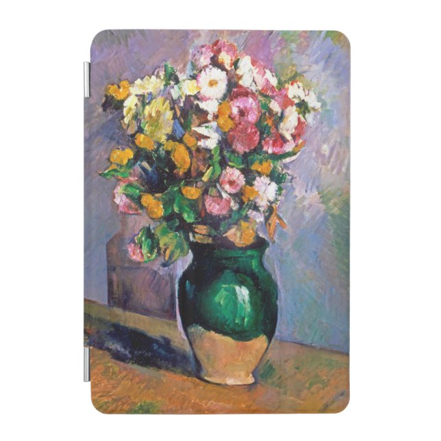 Flowers in Vase, Cezanne iPad Mini Cover (Front)