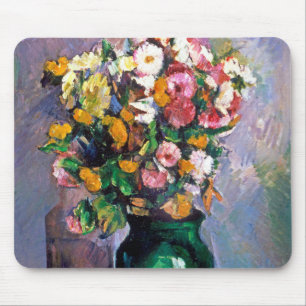 Flowers in Vase, Cezanne Mouse Pad