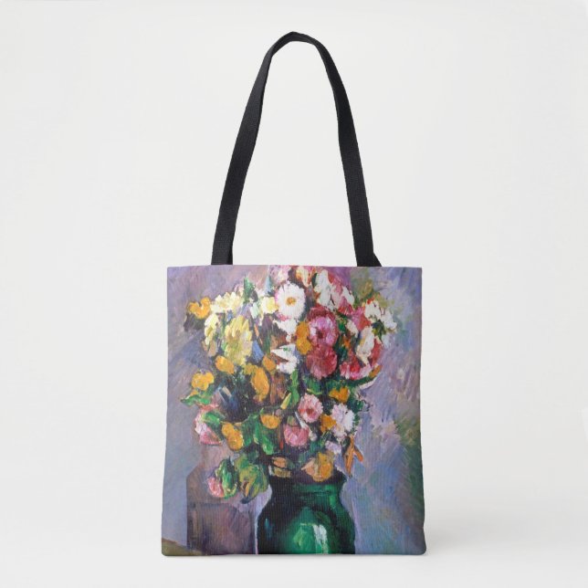 Flowers in Vase, Cezanne Tote Bag (Front)