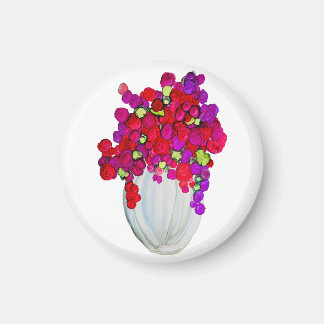 Flowers in Vase Magnet