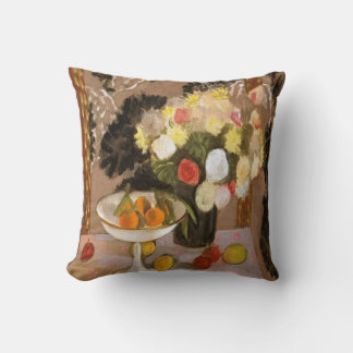Flowers in Vase Throw Pillow
