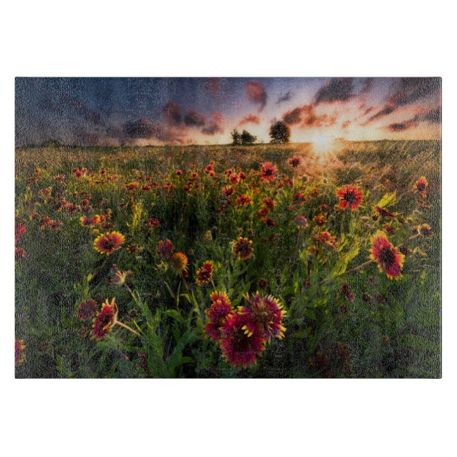 Flowers | Indian Blanket Wildflower Texas Cutting Board (Front)