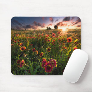 Flowers Indian Blanket Wildflower Texas Mouse Pad