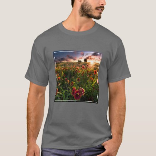 Flowers  Indian Blanket Wildflower Texas T_Shirt