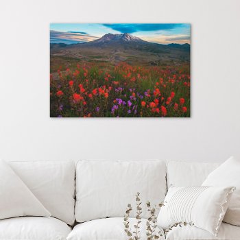 Flowers | Indian Paintbrush & Penstemon Canvas Print by intothewild at Zazzle