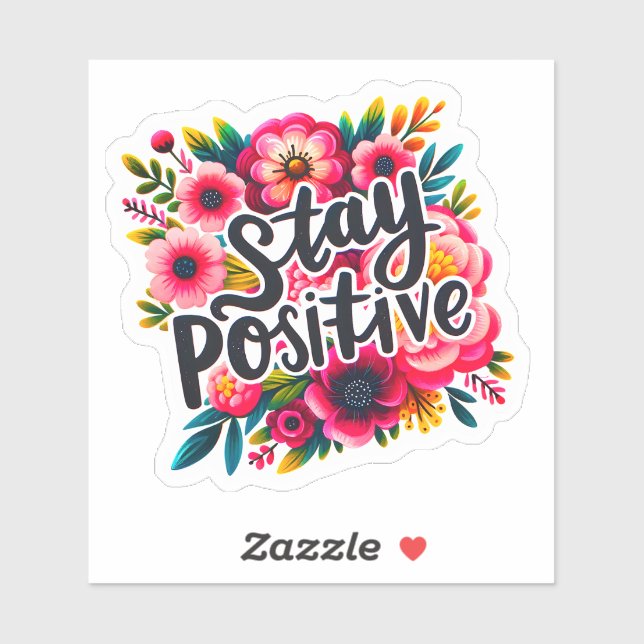 Flowers Inspire Positivity and Hope Sticker (Sheet)