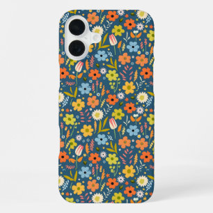 flowers iPhone 16 plus case