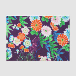 Flowers, Japanese Design Tissue Paper