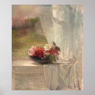 Flowers - John La Farge Fine Art Poster
