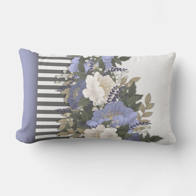 Flowers Just For You Mom on Mothers Day  Lumbar Pillow (Front)