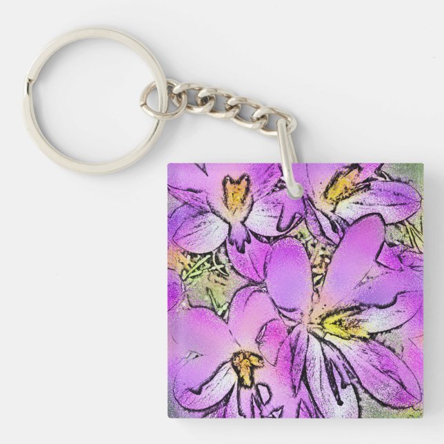 FLOWERS KEYCHAIN (Front)