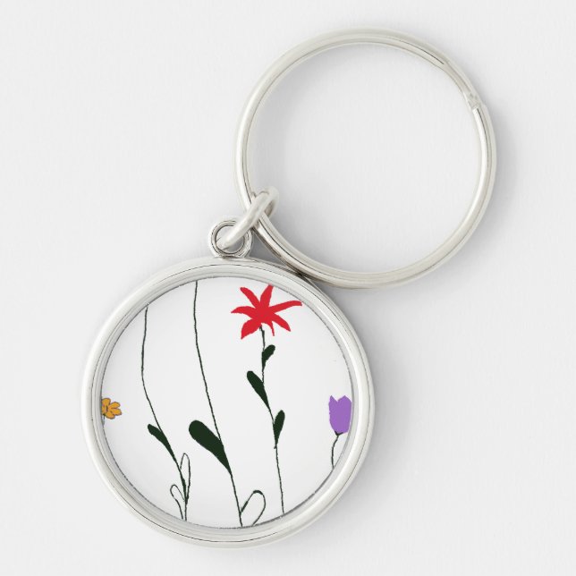 Flowers Keychain (Front)