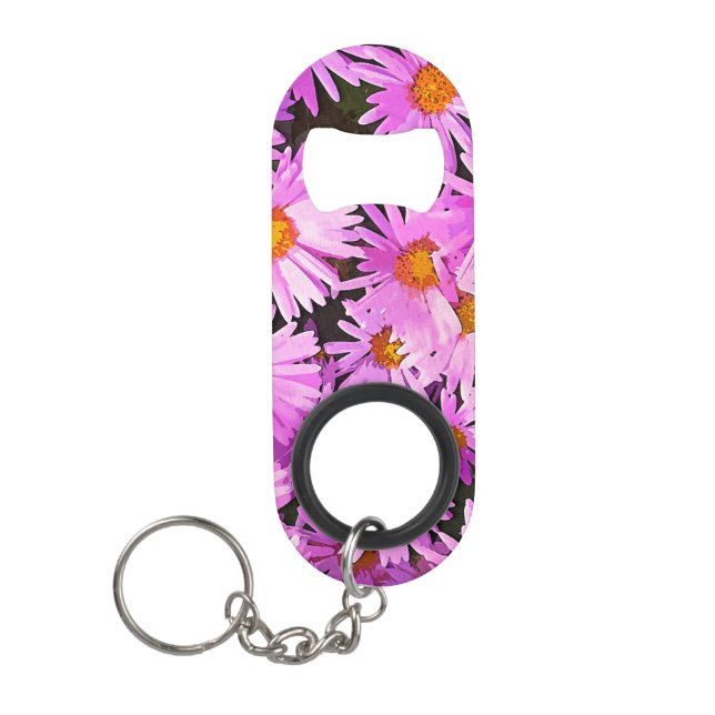 FLOWERS KEYCHAIN BOTTLE OPENER (Front)