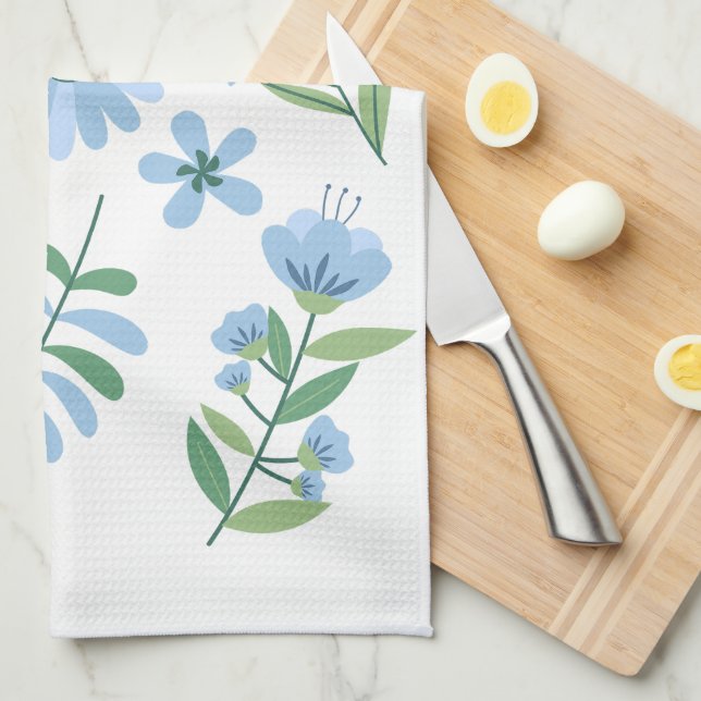 Flowers Kitchen Towel (Quarter Fold)