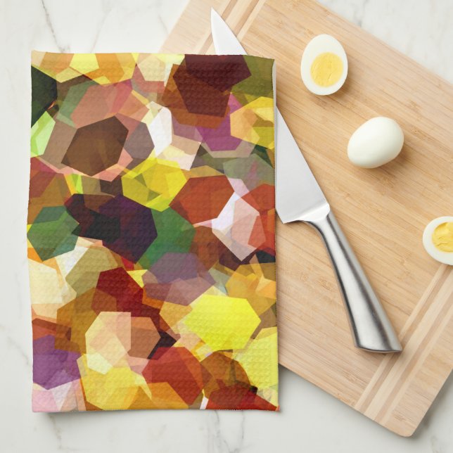 FLOWERS KITCHEN TOWEL (Quarter Fold)