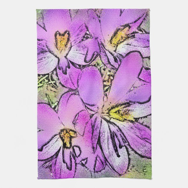 FLOWERS KITCHEN TOWEL (Vertical)