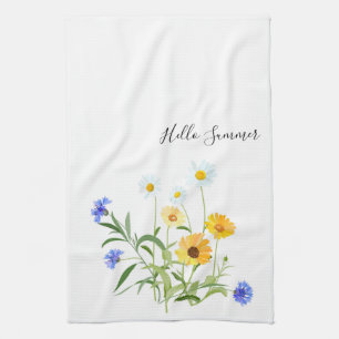 Flowers Kitchen Towel