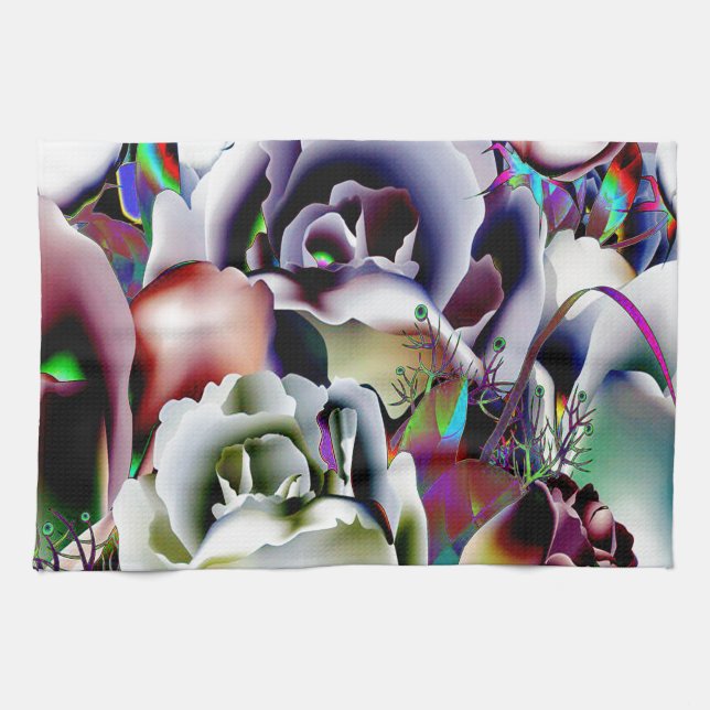 Flowers Kitchen Towel (Horizontal)