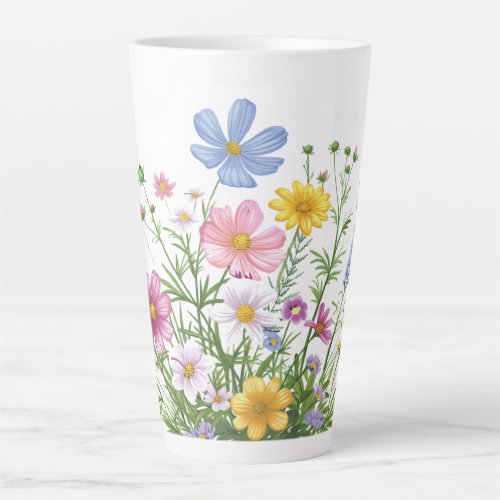 Flowers Latte Mug