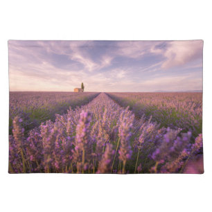 Flowers Lavender Southern France Cloth Placemat