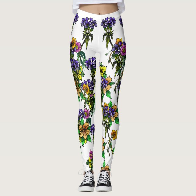Flowers Leggings (Front)