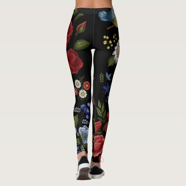 Flowers Leggings (Back)