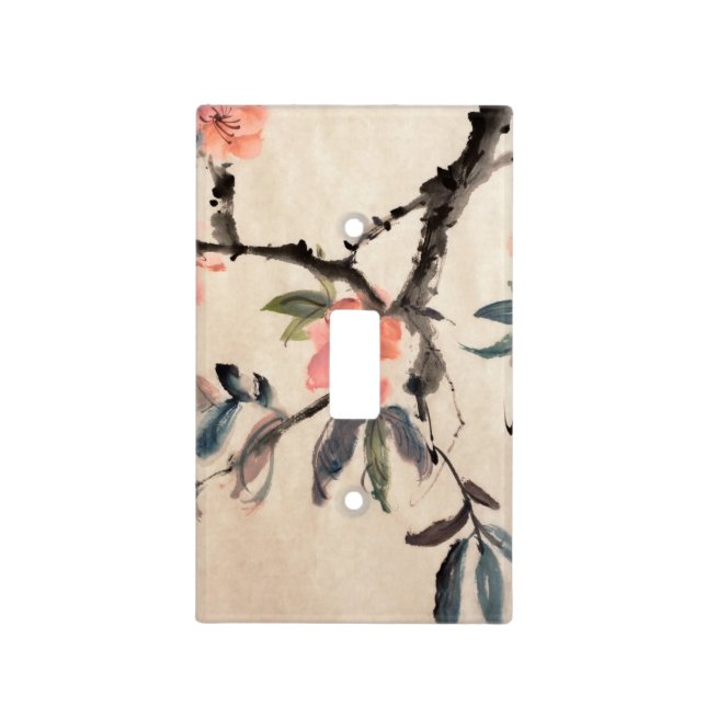 Flowers Light Switch Cover (Front)