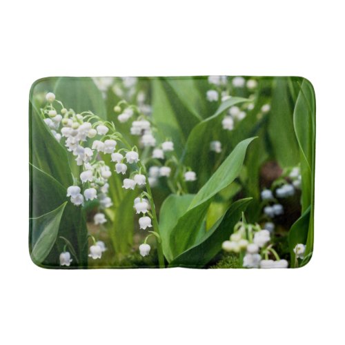 Flowers  Lily of the Valley Sweden Bath Mat
