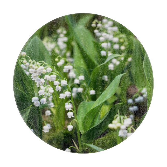 Flowers | Lily of the Valley Sweden Cutting Board (Front)