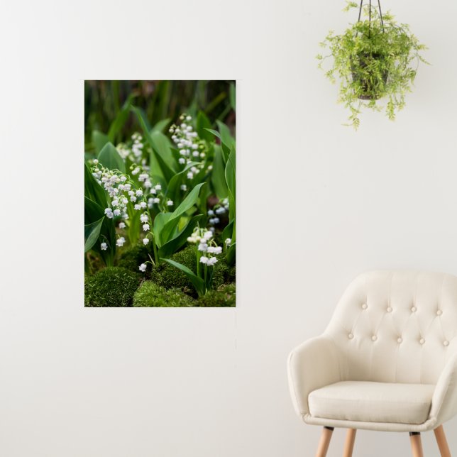 Flowers | Lily of the Valley Sweden Foam Board (In Situ (Wall))