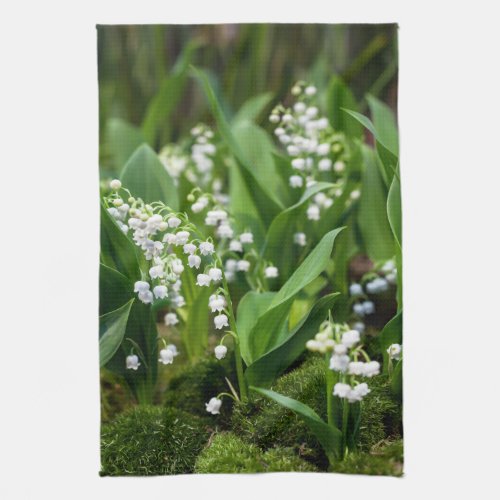 Flowers  Lily of the Valley Sweden Kitchen Towel