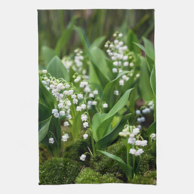 Flowers | Lily of the Valley Sweden Kitchen Towel (Vertical)