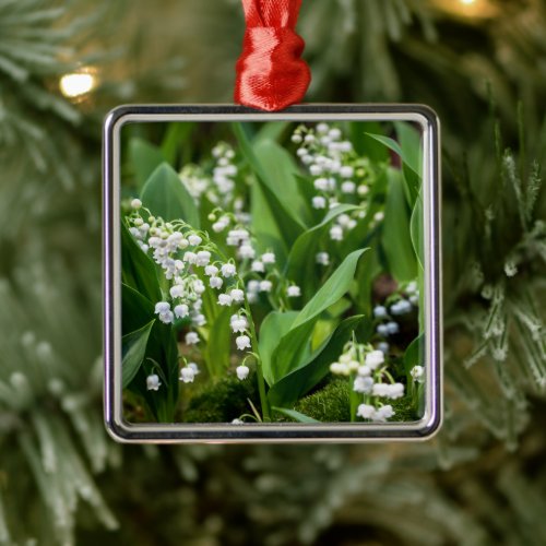 Flowers  Lily of the Valley Sweden Metal Ornament