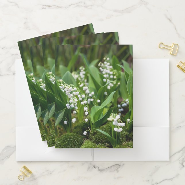 Flowers | Lily of the Valley Sweden Pocket Folder (In Situ)
