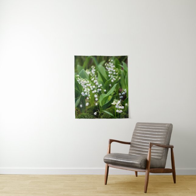 Flowers | Lily of the Valley Sweden Tapestry (In Situ)