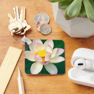 Flowers   Lotus Water Flower Keychain
