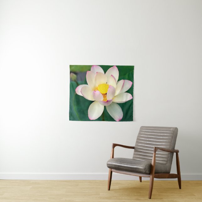 Flowers | Lotus Water Flower Tapestry (In Situ (Horizontal))