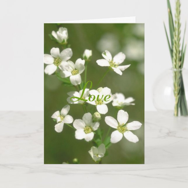 Flowers Love Card (Front)