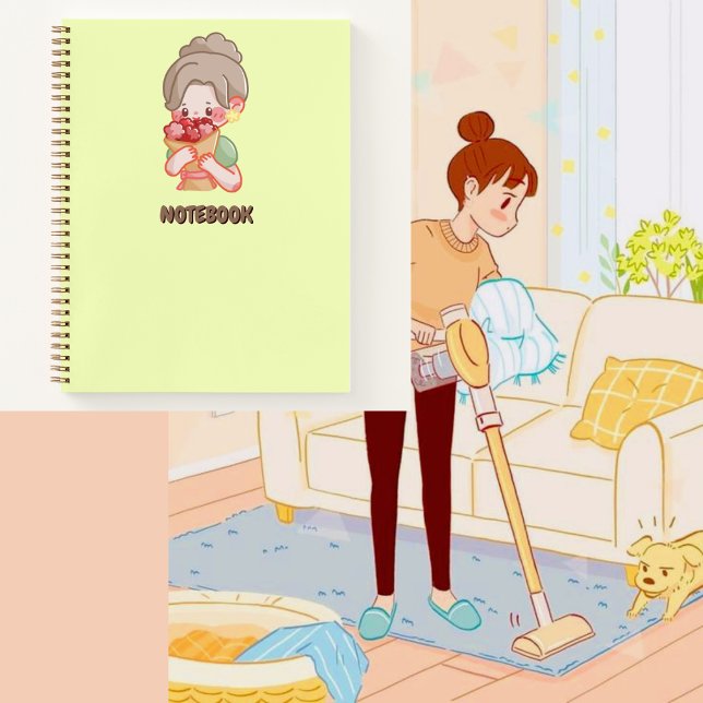 Flowers lover 🌸💗💚 notebook (Creator Uploaded)